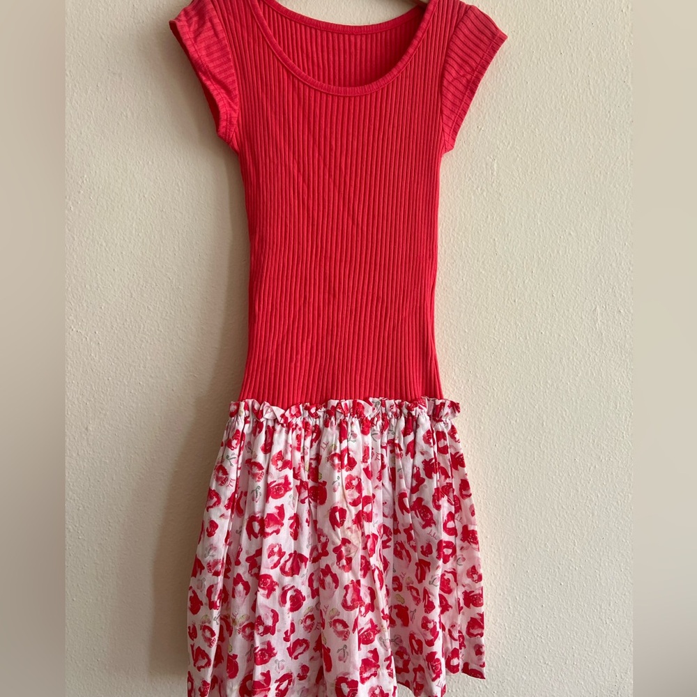 Lily Pink White Kids Girl Dress Size 10 European Brand Flowers - Picture 8 of 8